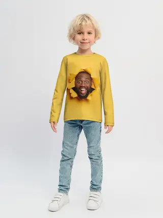 Детский лонгслив / Hi