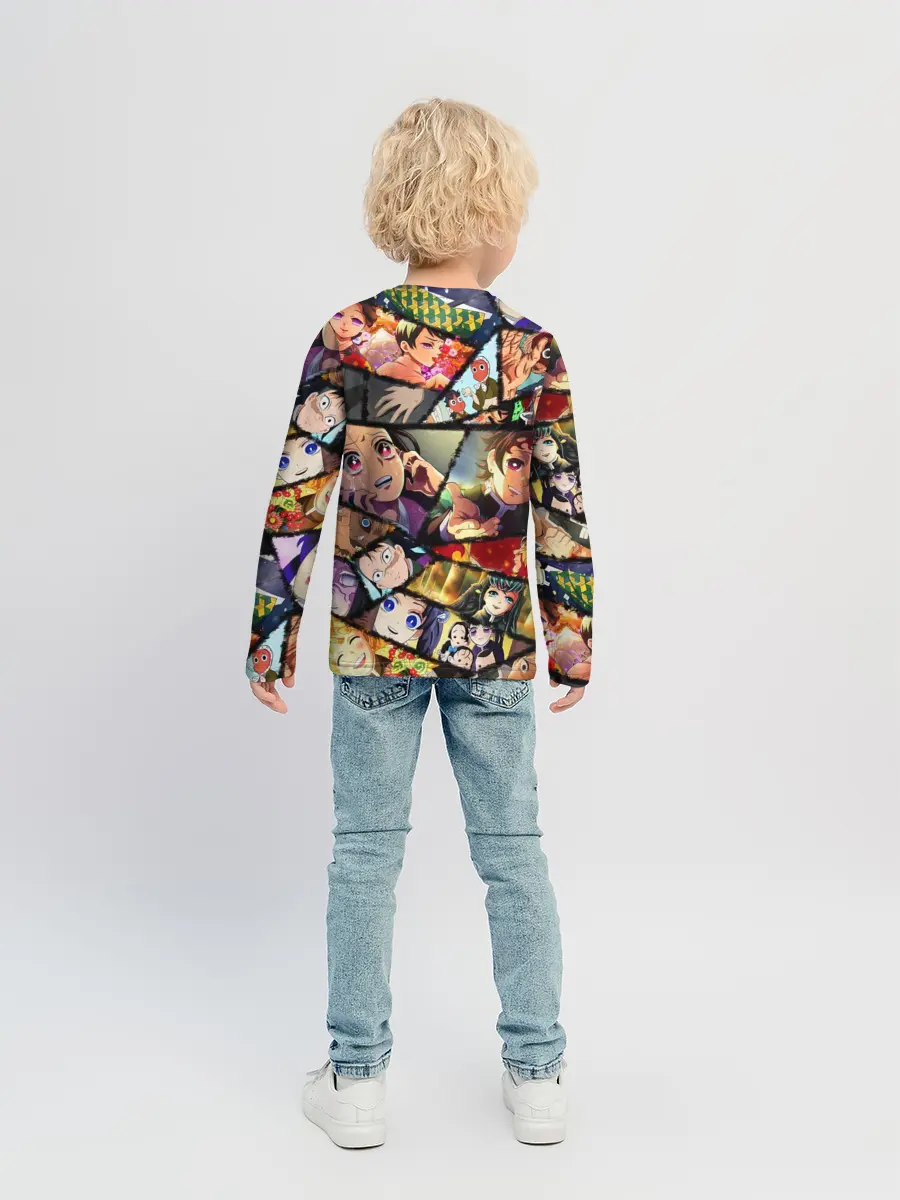 Детский лонгслив / КЛИНОК РАССЕКАЮЩИЙ ДЕМОНОВ