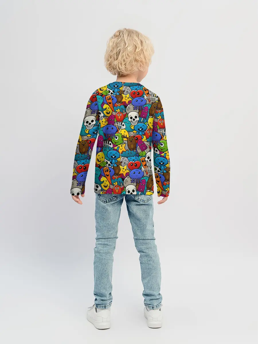 Детский лонгслив / Граффити