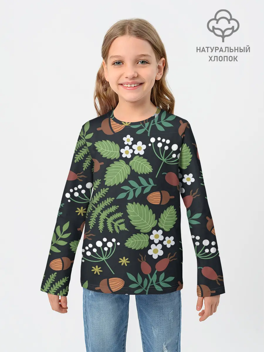 Детский лонгслив / Природа