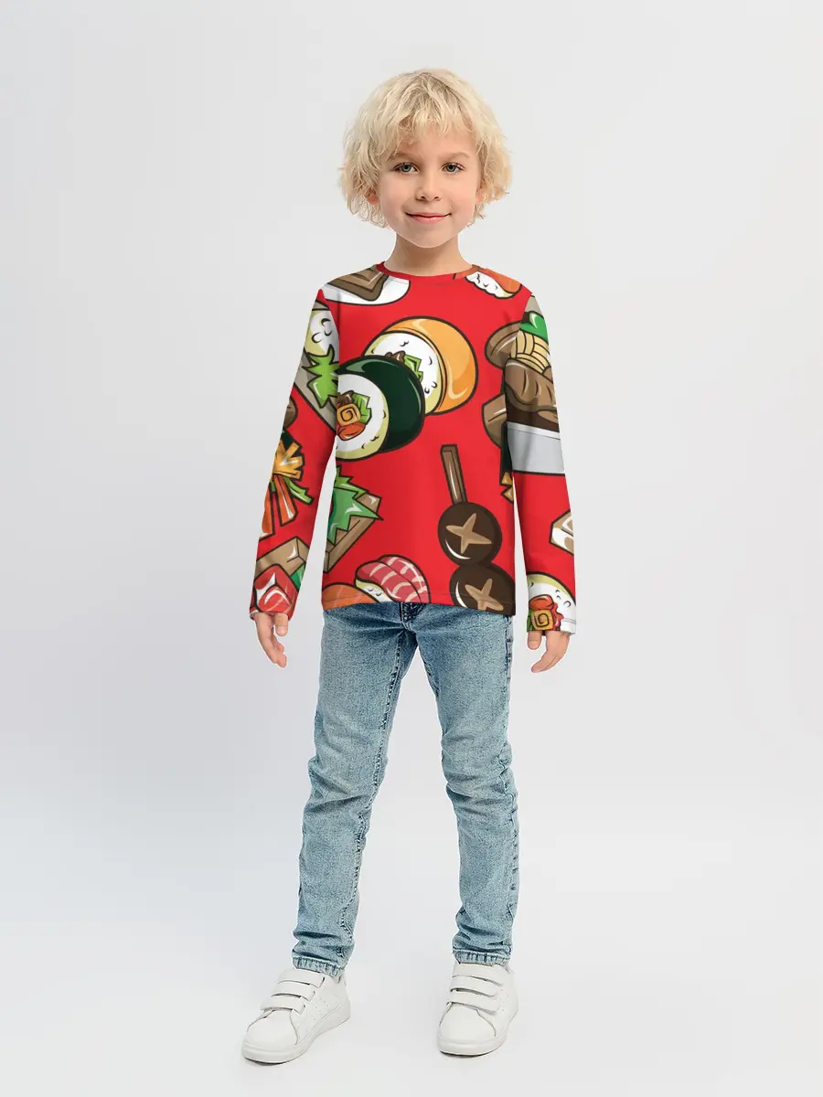 Детский лонгслив / Еда