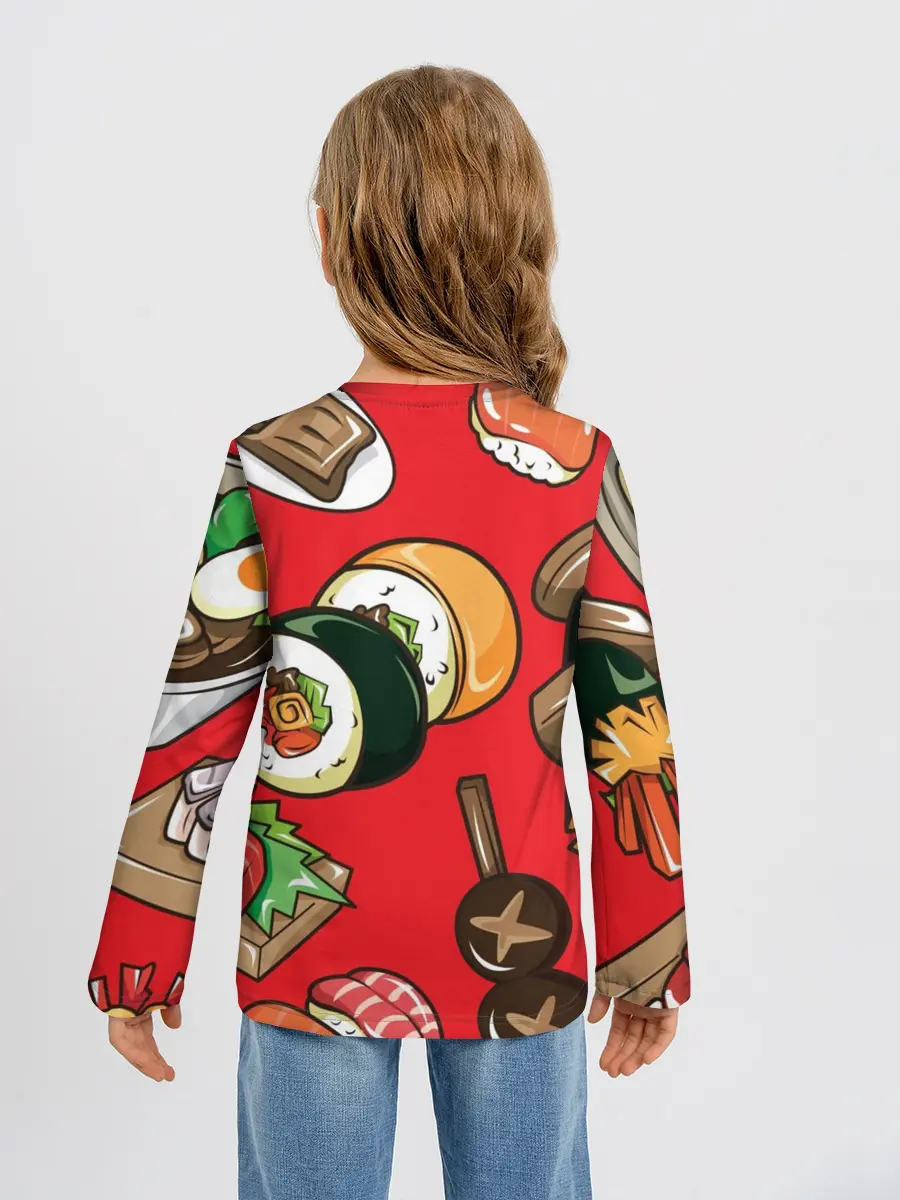 Детский лонгслив / Еда