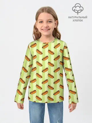 Детский лонгслив / Хотдог