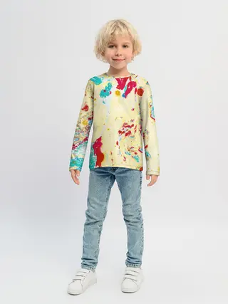 Детский лонгслив / Текстура