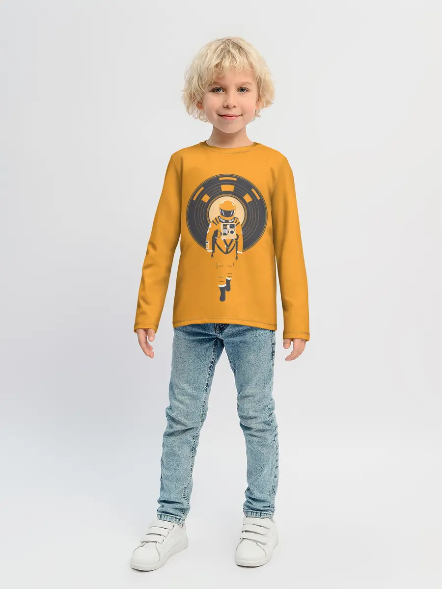 Детский лонгслив / Космонавт