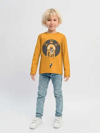 Детский лонгслив / Космонавт