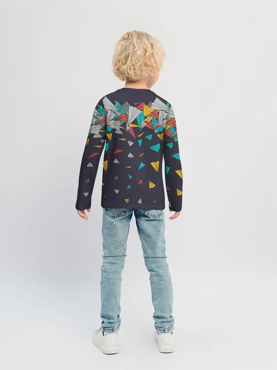 Детский лонгслив / Самолётики