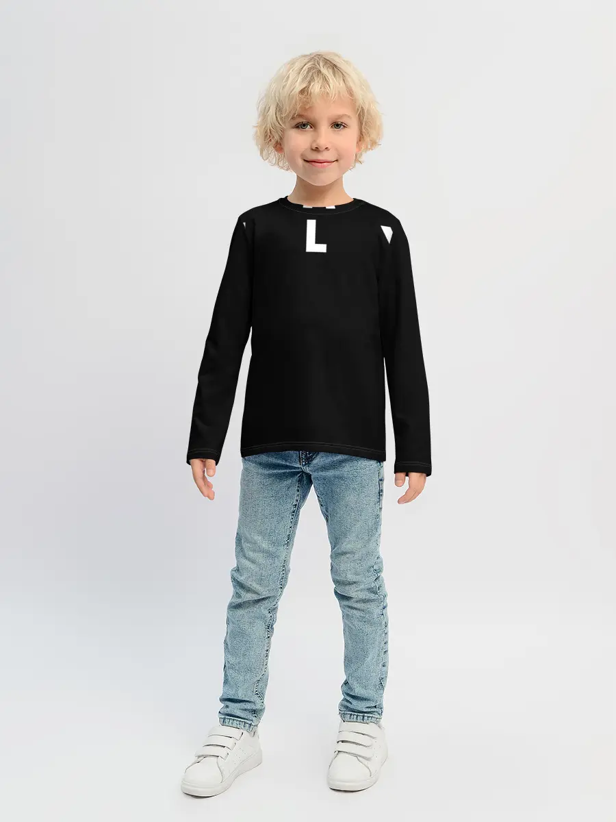 Детский лонгслив / Дыши энергией