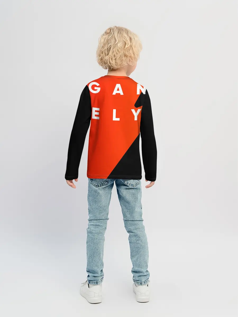 Детский лонгслив / Дыши энергией