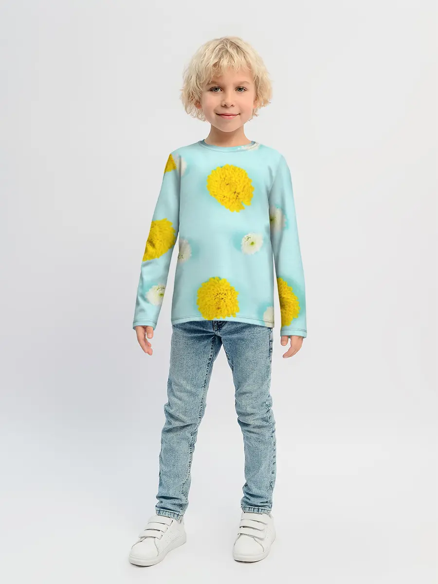 Детский лонгслив / Одуванчики / Dandelions
