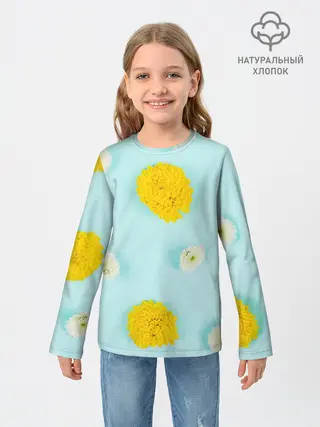 Детский лонгслив / Одуванчики / Dandelions