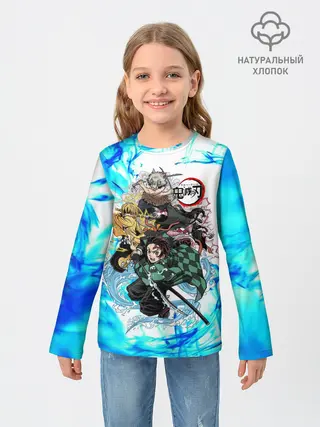 Детский лонгслив / КЛИНОК РАССЕКАЮЩИЙ ДЕМОНОВ