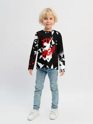 Детский лонгслив / Haikyu birds