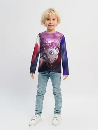 Детский лонгслив / JUJUTSU KAISEN | SUKUNA вихрь