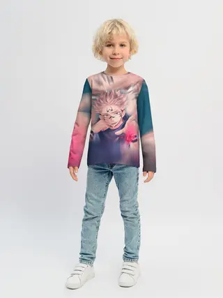 Детский лонгслив / МАГИЧЕСКАЯ БИТВА | SUKUNA