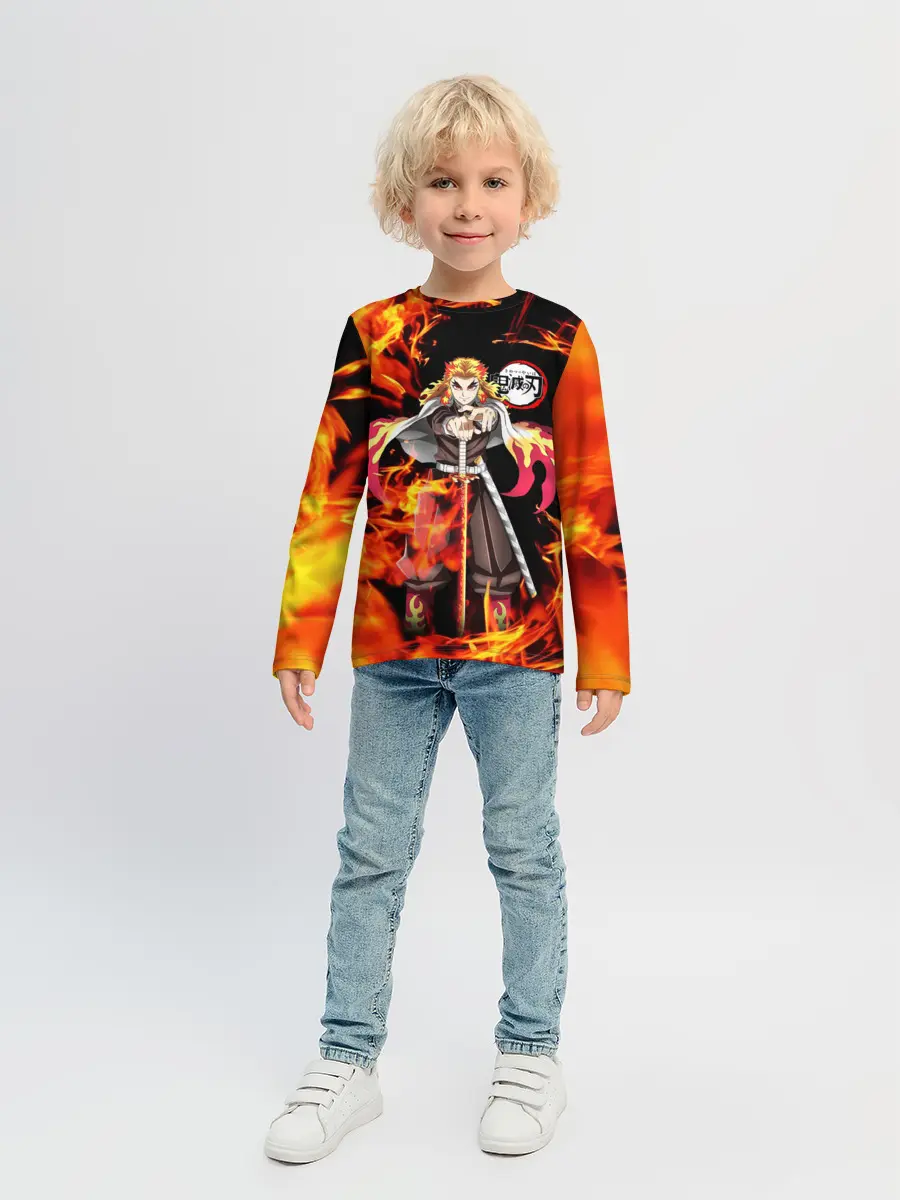 Детский лонгслив / КЛИНОК РАССЕКАЮЩИЙ ДЕМОНОВ