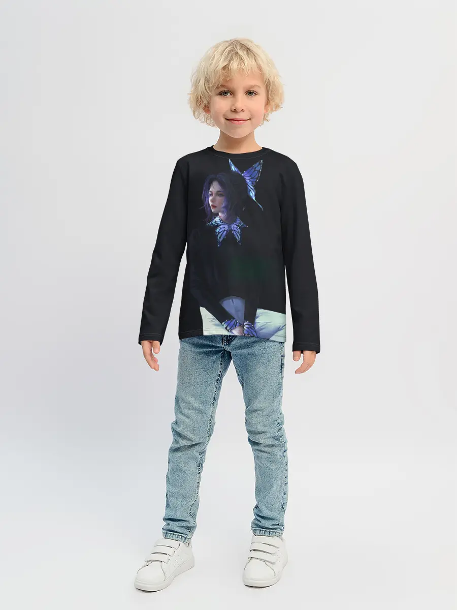 Детский лонгслив / КЛИНОК РАССЕКАЮЩИЙ ДЕМОНОВ