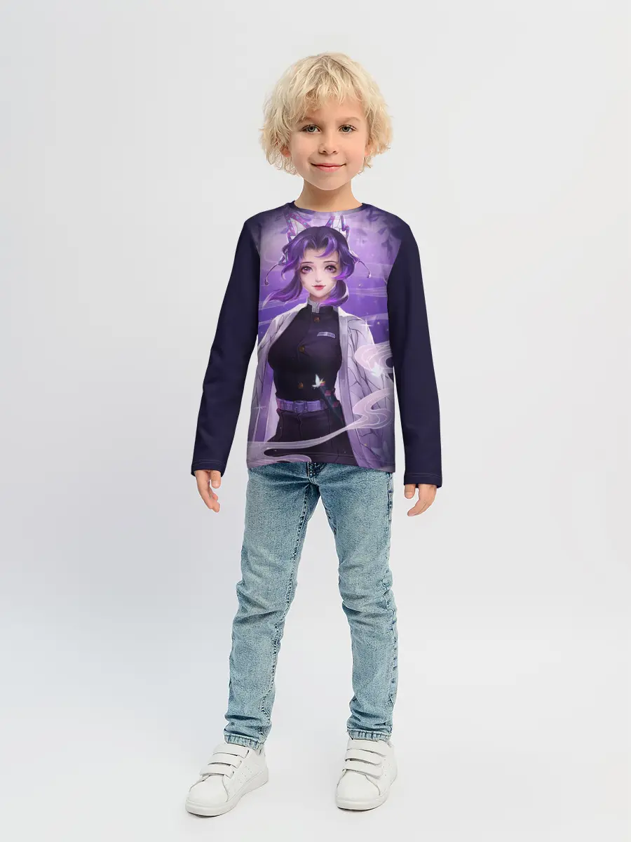 Детский лонгслив / КЛИНОК РАССЕКАЮЩИЙ ДЕМОНОВ