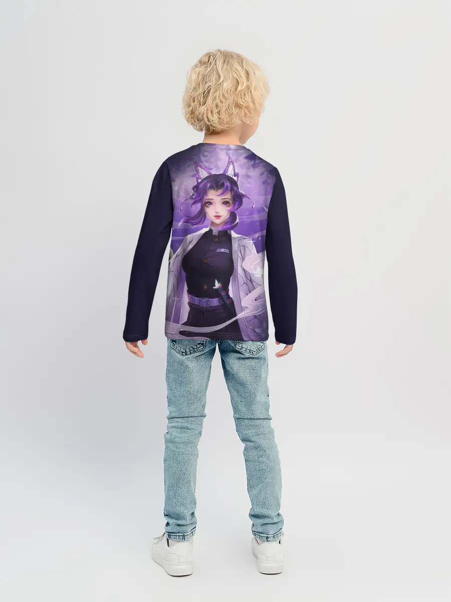 Детский лонгслив / КЛИНОК РАССЕКАЮЩИЙ ДЕМОНОВ