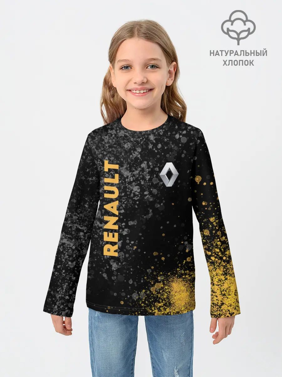 Детский лонгслив / Renault | Брызги