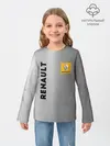 Детский лонгслив / Renault | Сталь
