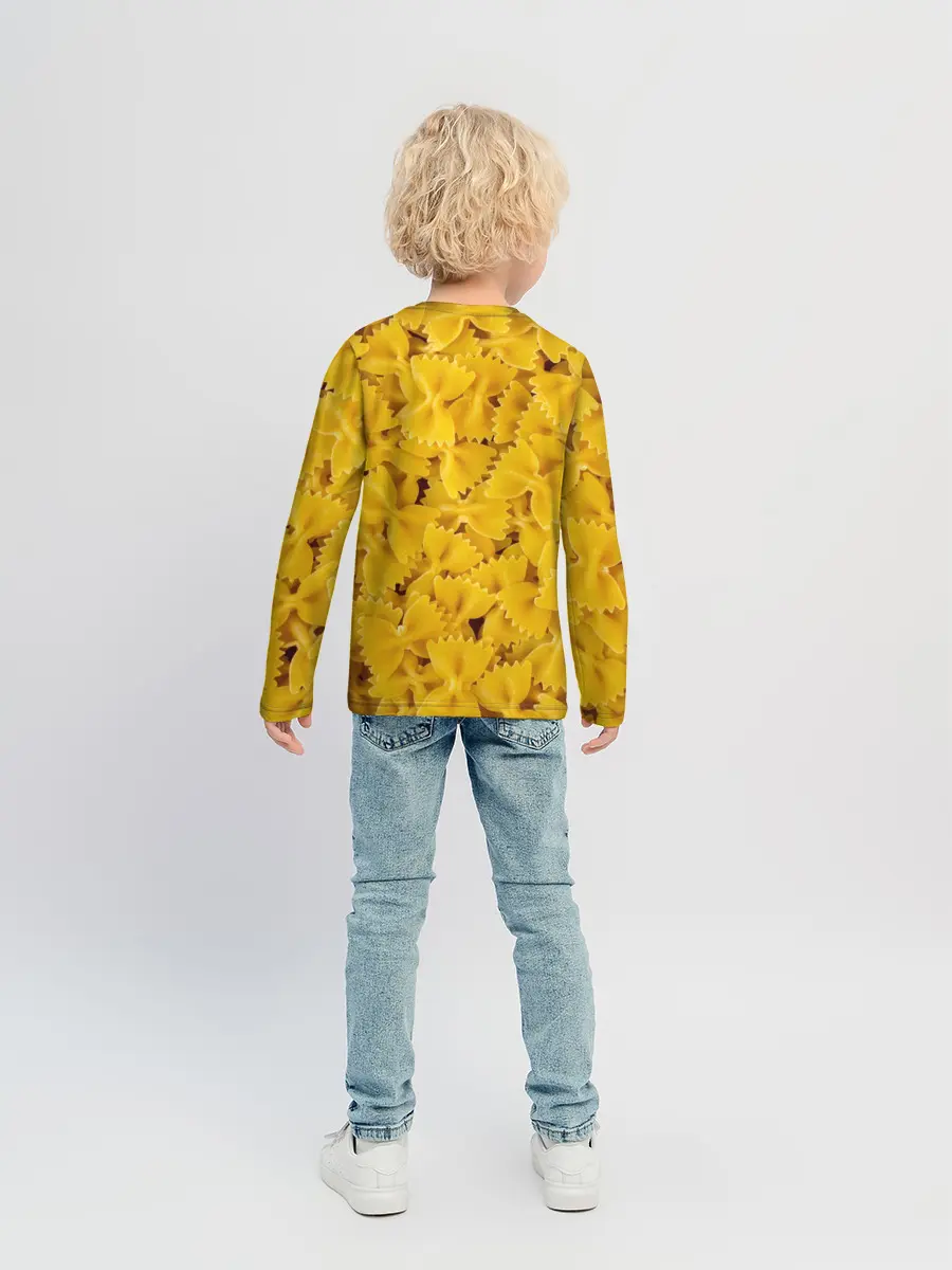 Детский лонгслив / Макароны бабочки