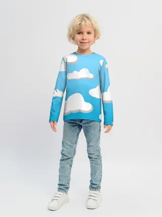 Детский лонгслив / Небо