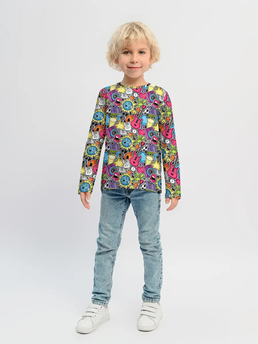 Детский лонгслив / Музыкант