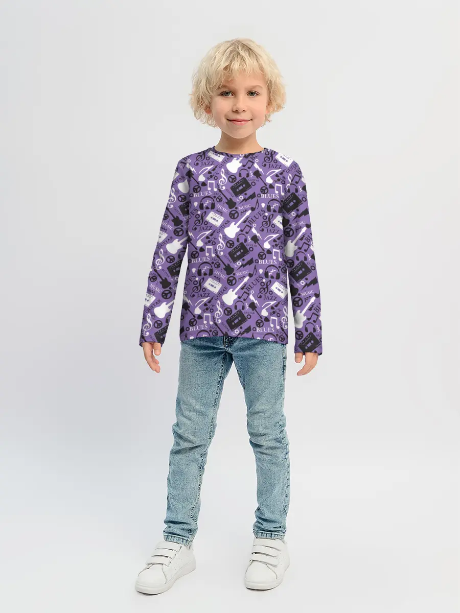 Детский лонгслив / Музыка