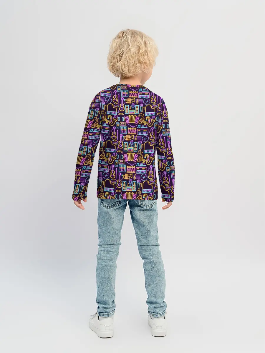 Детский лонгслив / Музыка