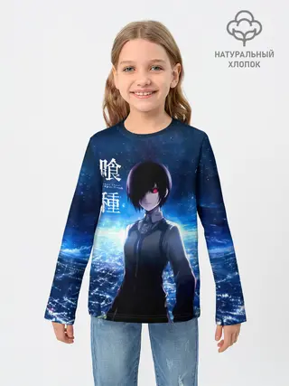 Детский лонгслив / Тоука Киришима на охоте