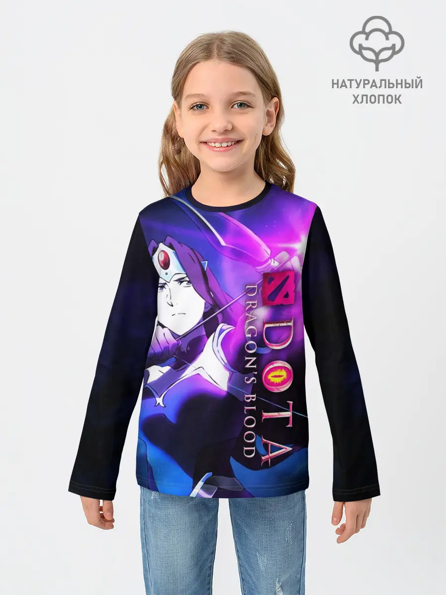 Детский лонгслив / DOTA: Кровь дракона