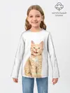Детский лонгслив / Кошечка