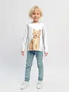 Детский лонгслив / Кошечка