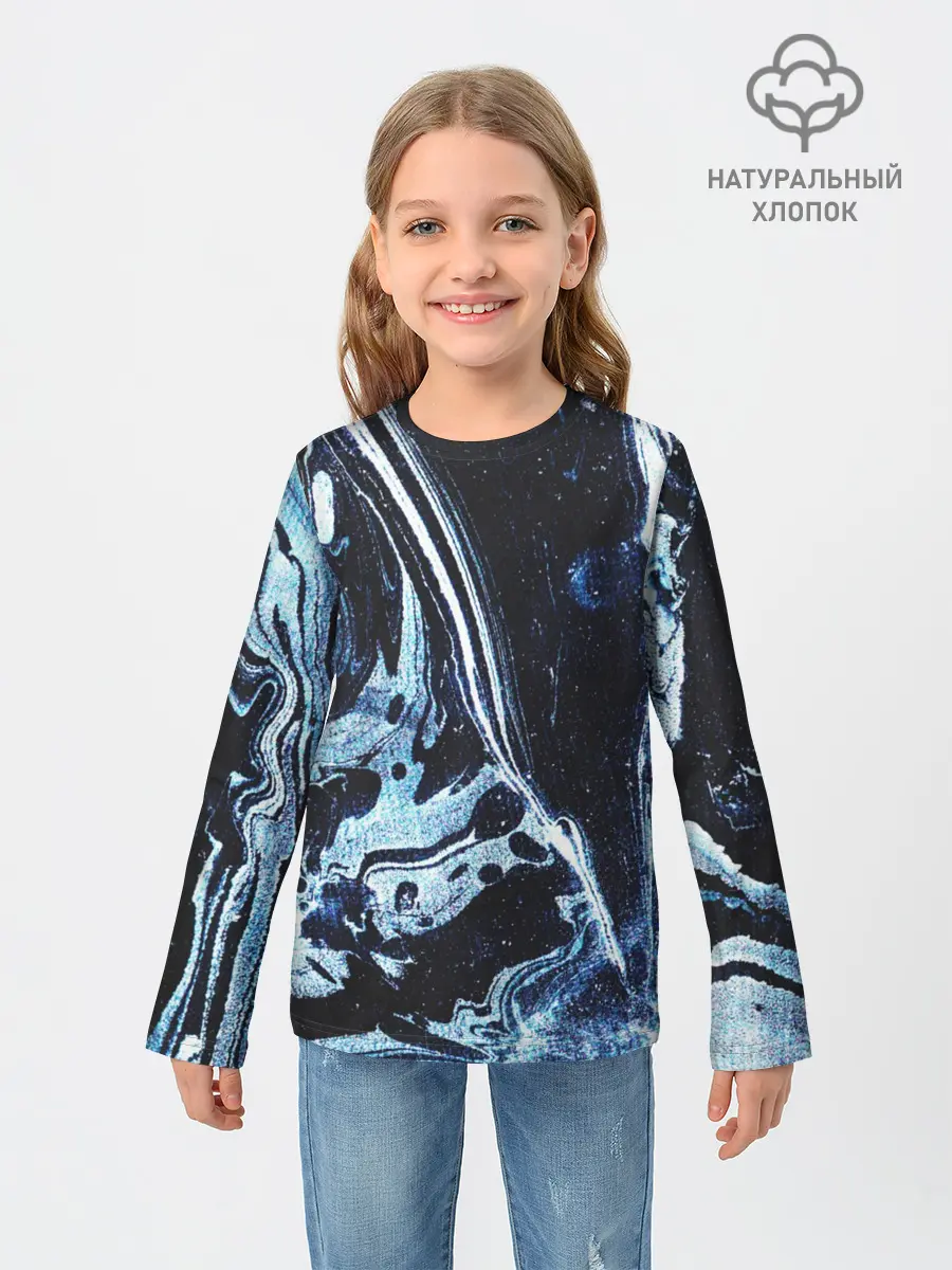 Детский лонгслив / Текстура