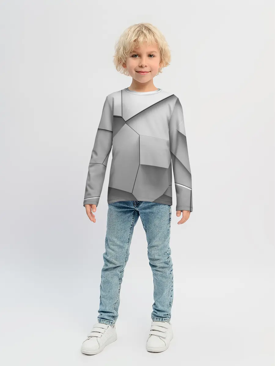 Детский лонгслив / Осколки плитки