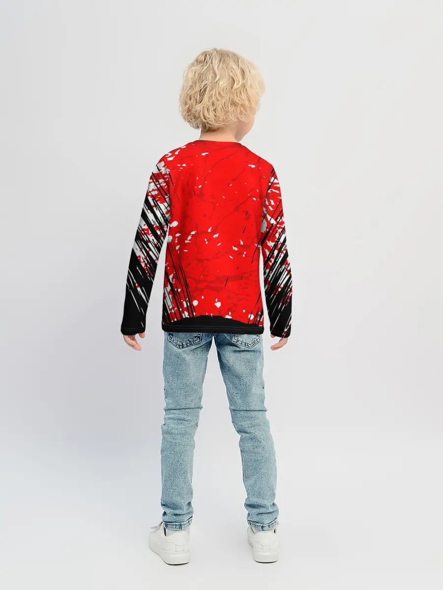 Детский лонгслив / Берсерк силуэт