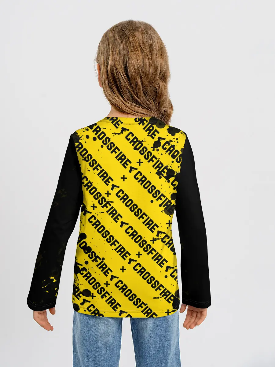 Детский лонгслив / Cross fire
