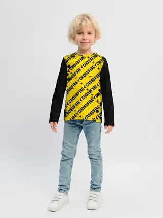 Детский лонгслив / Cross fire
