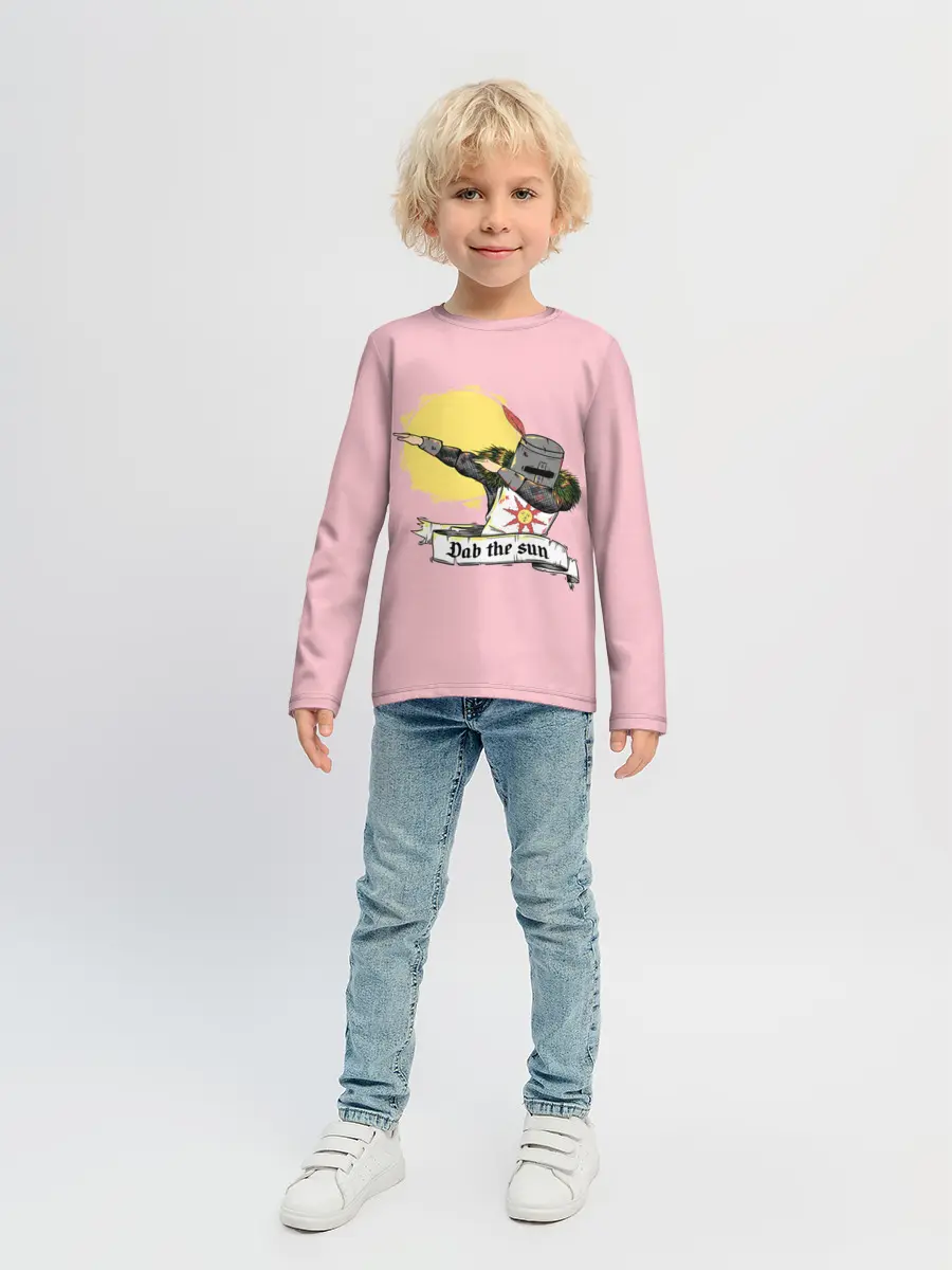 Детский лонгслив / Dab the sun