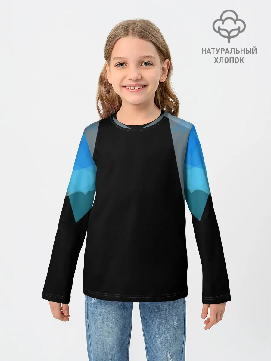 Детский лонгслив / Геометрия