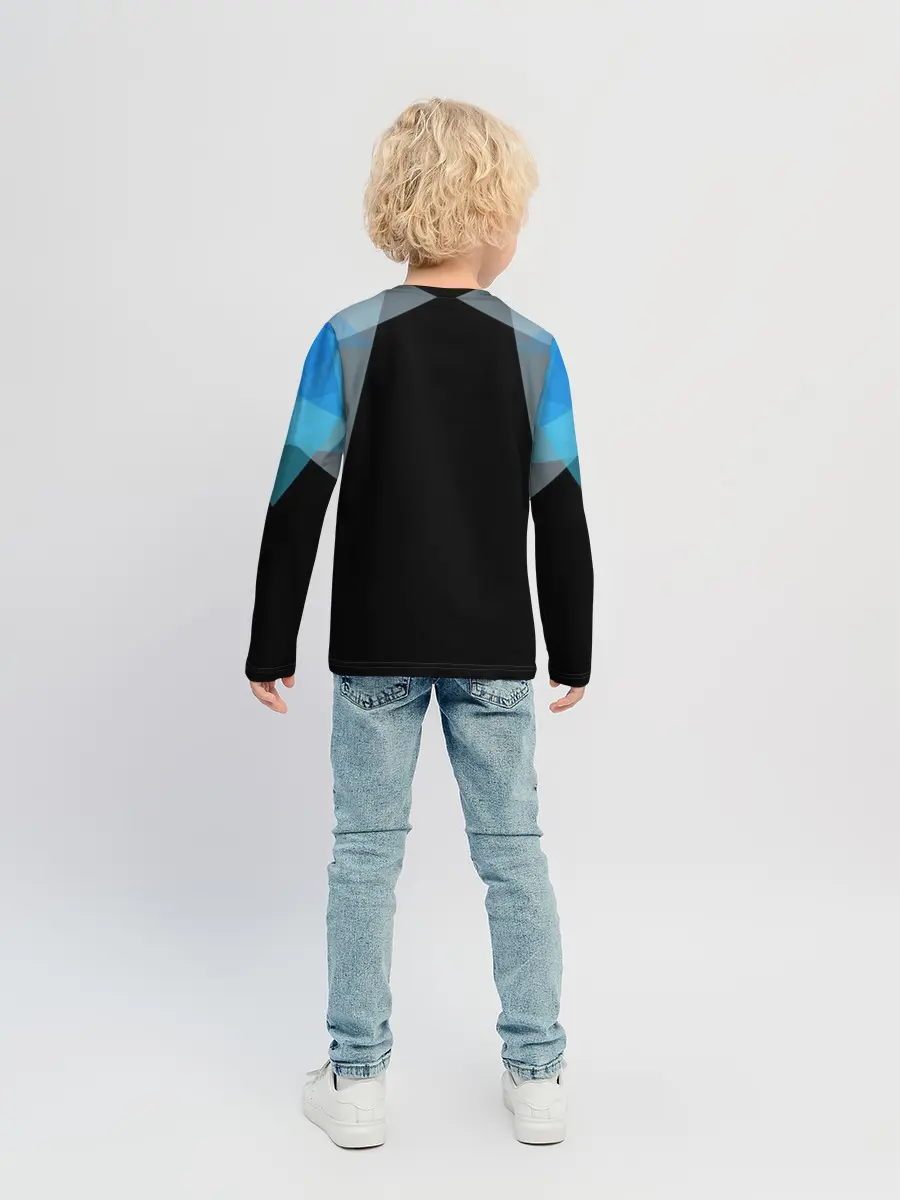 Детский лонгслив / Геометрия
