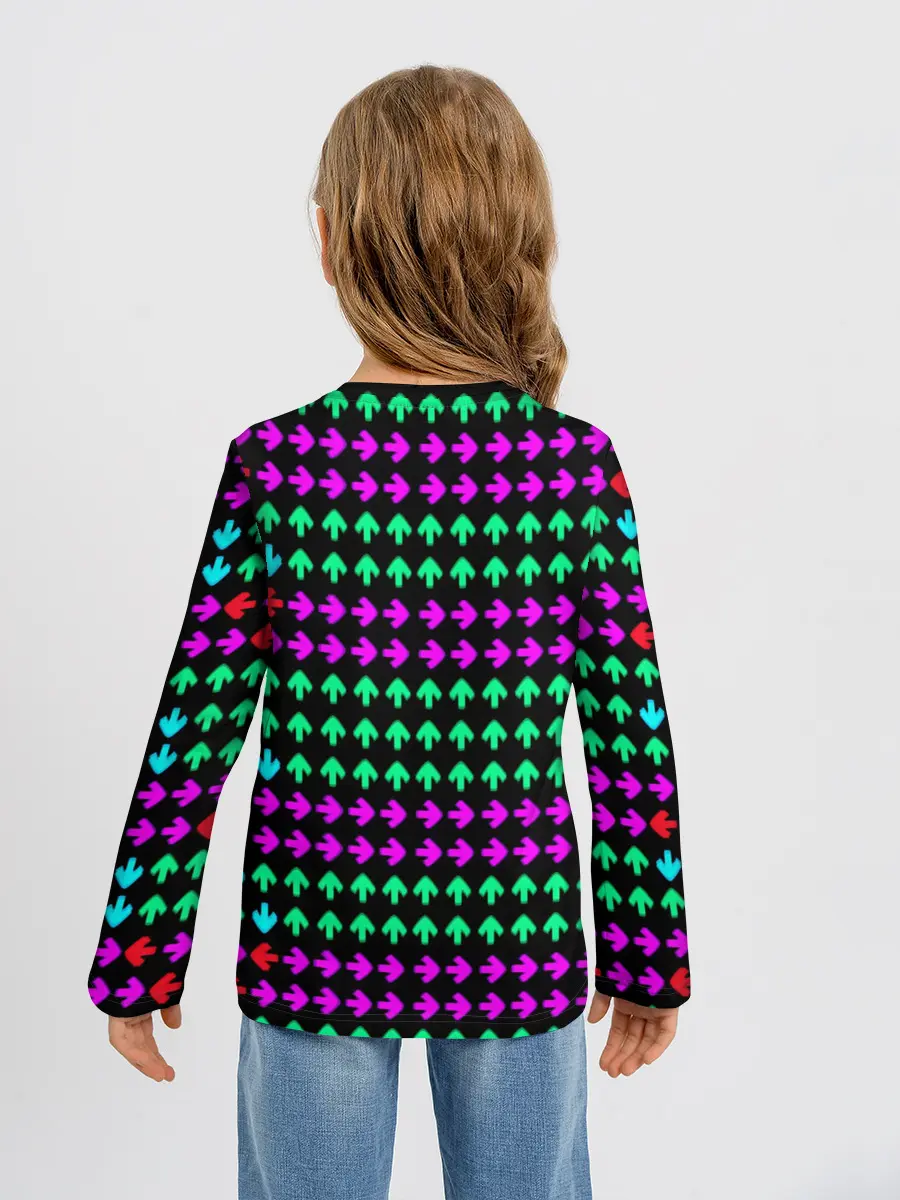 Детский лонгслив / Неон Friday Night Funkin