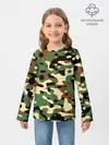 Детский лонгслив / Камуфляж
