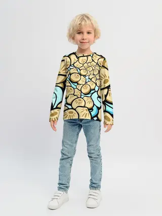 Детский лонгслив / Нежная бууза