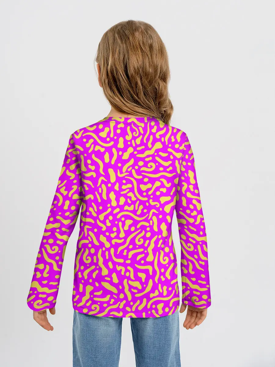 Детский лонгслив / Абстрактные узоры