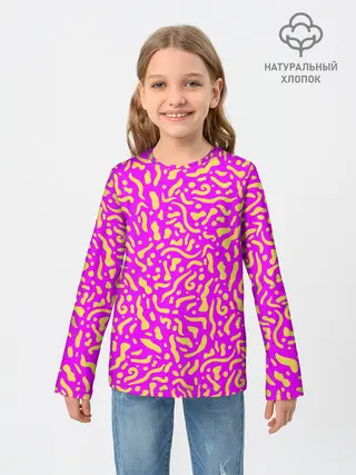 Детский лонгслив / Абстрактные узоры