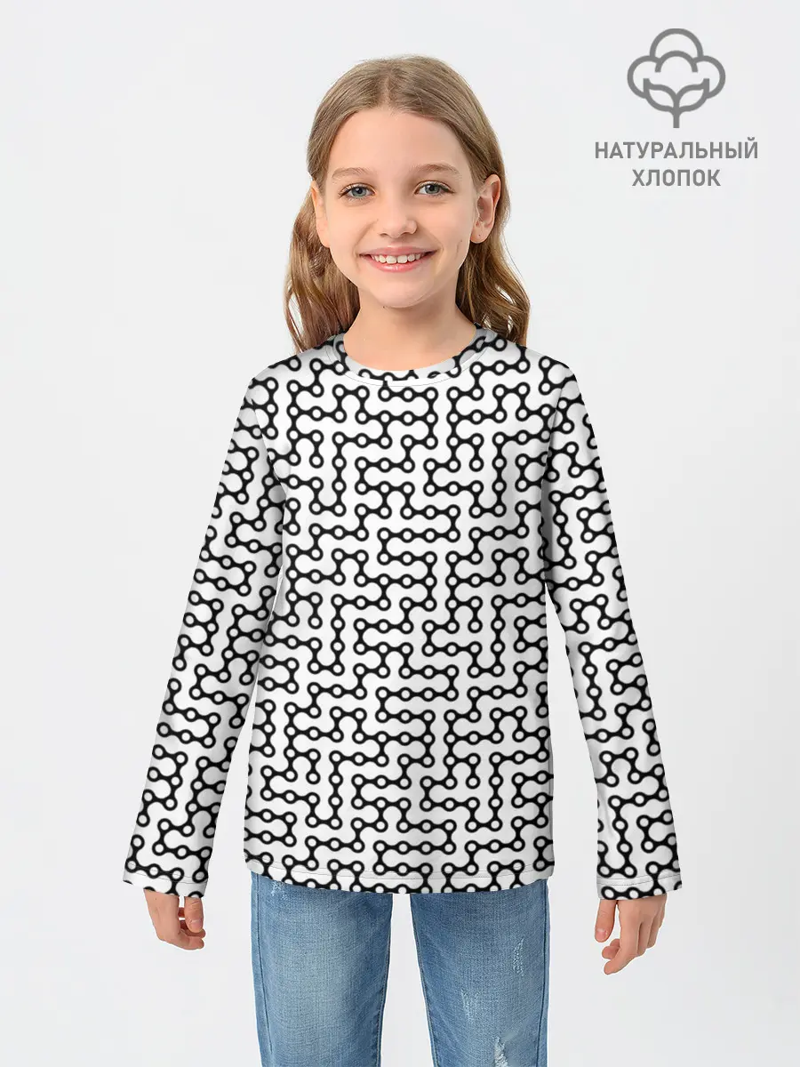 Детский лонгслив / Велосипедная цепь