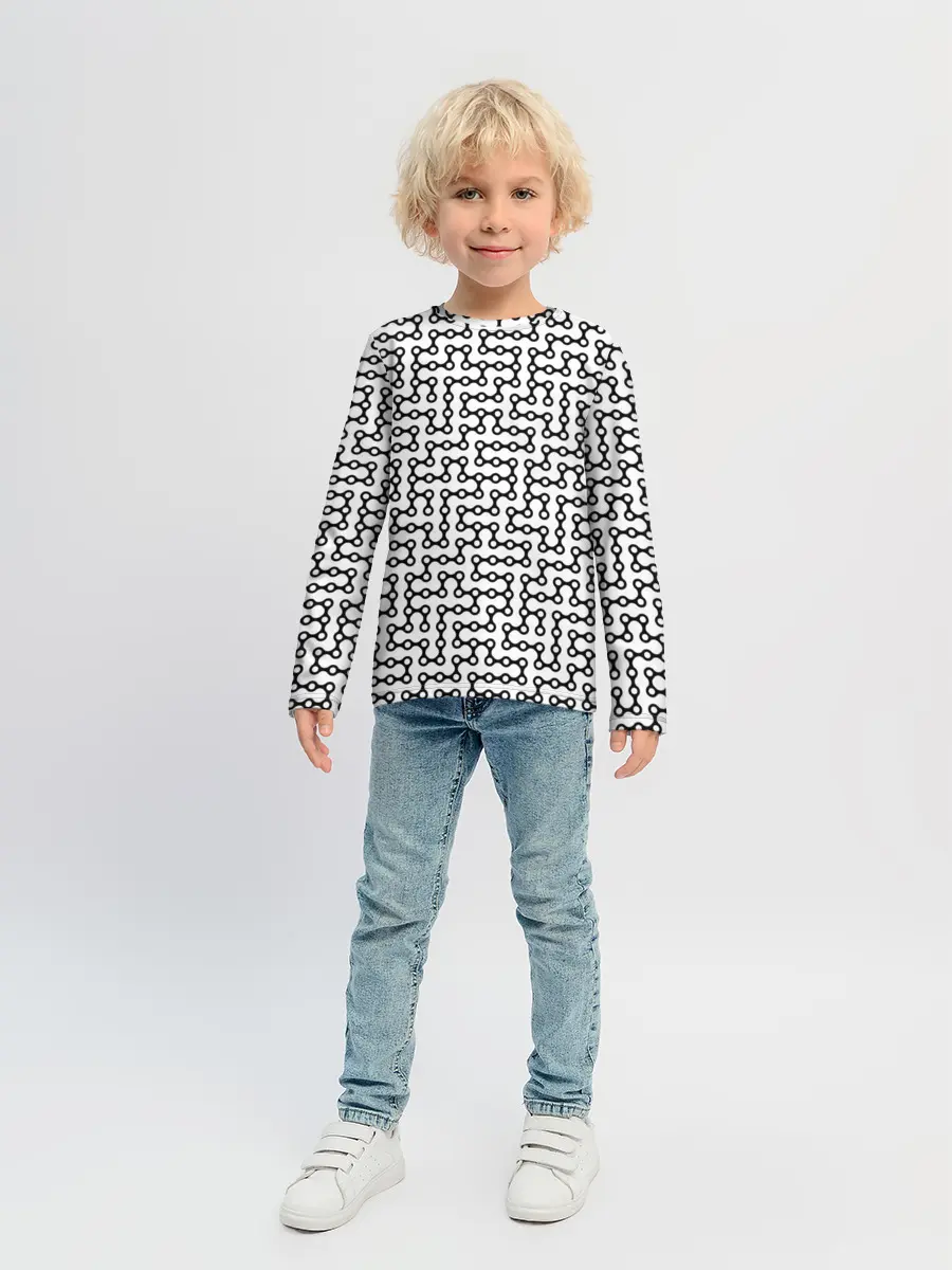 Детский лонгслив / Велосипедная цепь