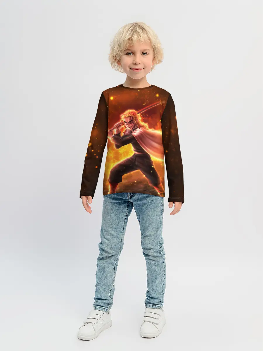 Детский лонгслив / ШИНДЖУРО РЕНГОКУ / KNY